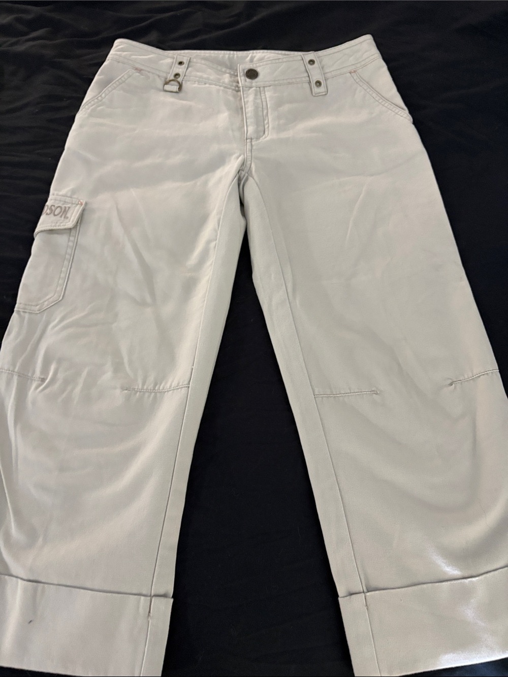 Harley-Davidson Women’s White Cargo Bermuda Shorts